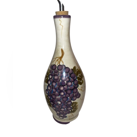 ❤️❤️LAST CHANCE ❤️❤️  Merlot - bread / dip set with oil decanter & 4 plates - Picture 4 of 7